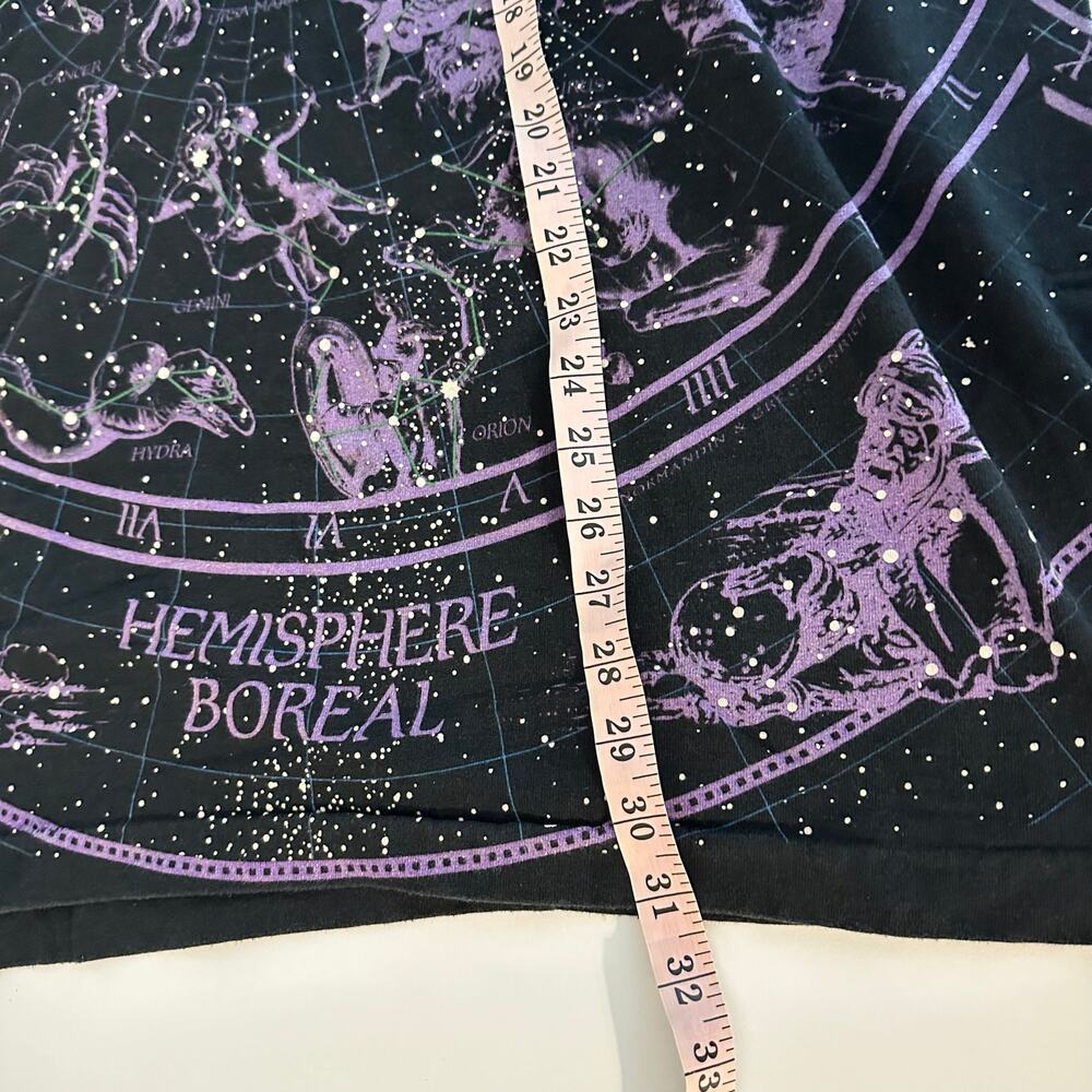 Liquid Blue Vintage 1993 Constellations Print Zodiac Graphic Tee Size XL Space - Picture 14 of 14